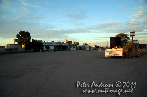 Little Topar Roadhouse, between Wilcannia and Broken Hill on the Barrier Highway, NSW Australia. Photo copyright Peter Andrews, Outimage Australia.