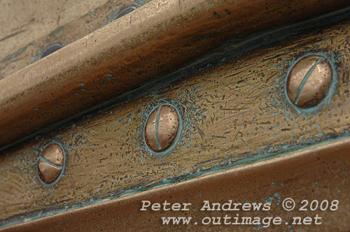 Argentine Navy's Sail Training Ship ARA Libertad, at Garden Island Sydney Australia 2008. Copyright Peter Andrews 2008.