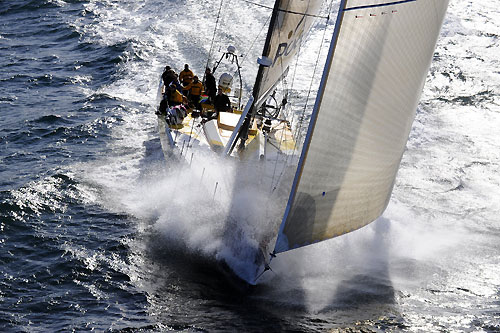 Team Russia arrives into Cape Town at the end of leg 1 of the Volvo Ocean Race. Photo copyright Rick Tomlinson - Volvo Ocean Race. 