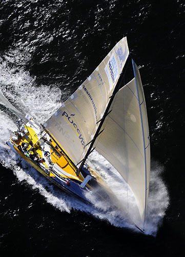 Team Russia arrives into Cape Town at the end of leg 1 of the Volvo Ocean Race. They crossed the finish line at 15:29:47 GMT scoring 3 leg points, claiming 6th place overall. Photo copyright Rick Tomlinson - Volvo Ocean Race. 
