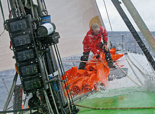 Onboard Green Dragon, on leg 5 of the Volvo Ocean Race, from Qingdao to Rio de Janeiro. Photo copyright Guo Chuan / Green Dragon Racing / Volvo Ocean Race.