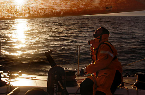 Green Dragon rounding Cape Horn, on leg 5 of the Volvo Ocean Race, from Qingdao to Rio de Janeiro. Photo copyright Guo Chuan / Green Dragon Racing / Volvo Ocean Race.