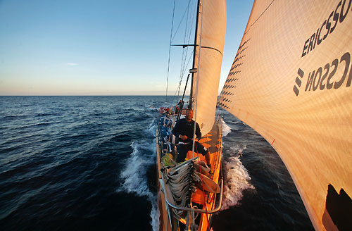Ericsson 3 on the home straight to Rio de Janeiro, on leg 5 of the Volvo Ocean Race. Photo copyright zzzGustav Morin / Ericsson 3 / Volvo Ocean Race.