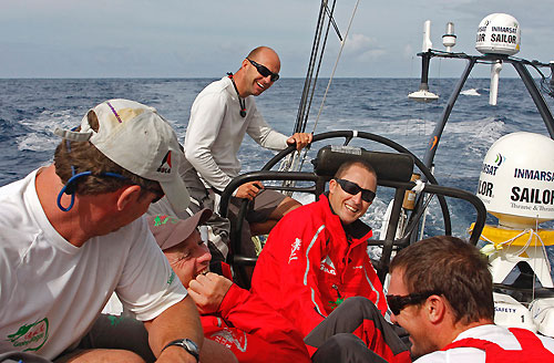 Green Dragon, on leg 6 of the Volvo Ocean Race, from Rio de Janeiro to Boston. Photo copyright Guo Chuan / Green Dragon Racing / Volvo Ocean Race.