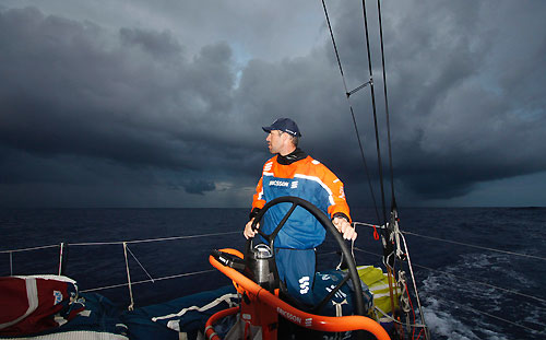 Heavy weather approaching Ericsson 4, on leg 6 of the Volvo Ocean Race, from Rio de Janeiro to Boston. Photo copyright Guy Salter / Ericsson 4 / Volvo Ocean Race.