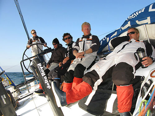 Onboard Delta Lloyd, on leg 7 from Boston to Galway. Photo copyright Sander Pluijm / Team Delta Lloyd / Volvo Ocean Race.