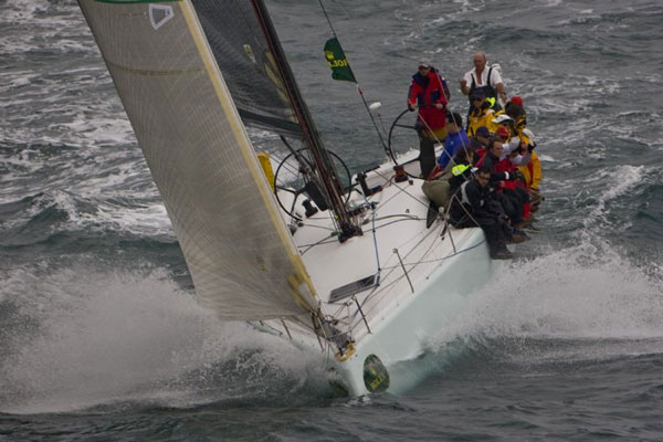 Australian skipper Geoff Hill's TP 52 Strewth during the Rolex China Sea Race 2008. Photo Copyright ROLEX and Carlo Borlenghi.