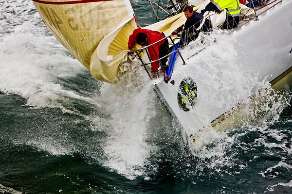 Australian skipper Jon Wardill's Cassidy 55, Australian Maid, at sea during the Rolex China Sea Race 2008. Photo copyright ROLEX and Carlo Borlenghi.