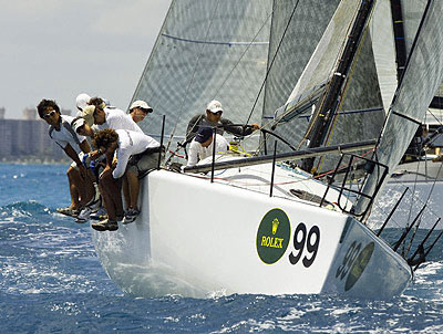 Takashi Okura�s Sled from Japan during the 2008 Rolex Farr 40 Pre-Worlds Series, Miami Beach Florida.