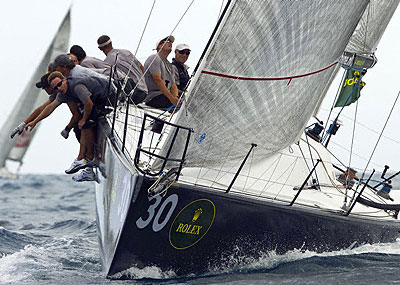 Peter de Ridder's Mean Machine (MON) heading to a win in race six. Photo copyright ROLEX Daniel Forster.