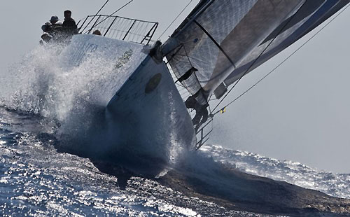 Udo Sch&uuml;tz&rsquo;s Container (GER), during the Maxi Yacht Rolex Cup 2009. Photo copyright Rolex - Carlo Borlenghi.