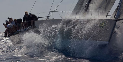 Niklas Zennstr&ouml;m&rsquo;s JV 72 R&aacute;n (GBR), during the Maxi Yacht Rolex Cup 2009. Photo copyright Rolex - Carlo Borlenghi.