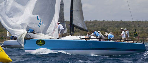 Doug Douglass&rsquo; Goombay Smash (USA) second overall at the Rolex Farr 40 Pre-Worlds 2009 at Casa de Campo, Dominican Republic. Photo copyright Daniel Forster, Rolex.