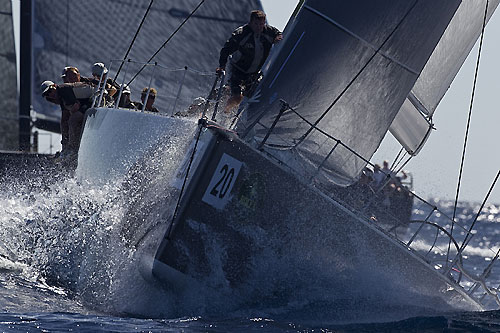 Niklas Zennstr&ouml;m&rsquo;s R&aacute;n, during the Maxi Yacht Rolex Cup 2010. Photo copyright Rolex and Carlo Borlenghi.
