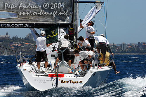 Chris Way&rsquo;s Easy Tiger II, during the Rolex Trophy One Design Series 2009. Photo copyright Peter Andrews, Outimage Australia.