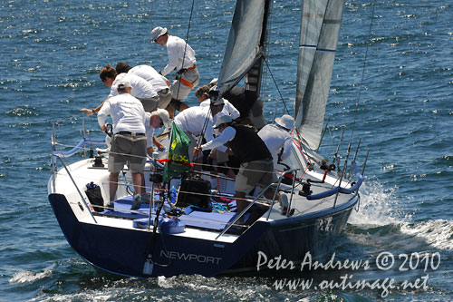 Jim Richardson&rsquo;s Barking Mad from the United States, during the Rolex Trophy One Design Series, Sydney Australia. Photo copyright Peter Andrews, Outimage Australia.