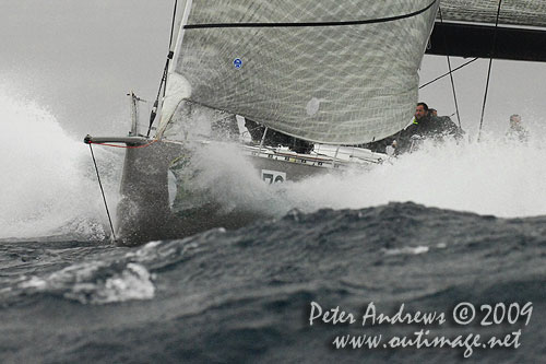 Niklas Zennstr&ouml;m&rsquo;s R&aacute;n, during the Rolex Trophy Ratings Series 2009. Photo copyright Peter Andrews, Outimage Australia.