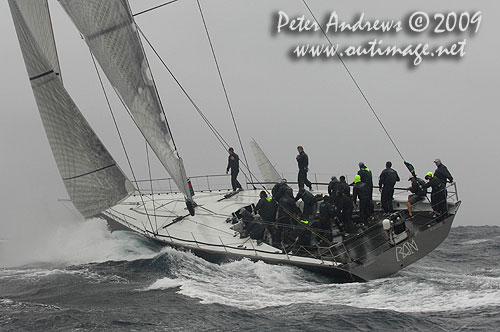 Niklas Zennstr&ouml;m&rsquo;s R&aacute;n, during the Rolex Trophy Ratings Series 2009. Photo copyright Peter Andrews, Outimage Australia.