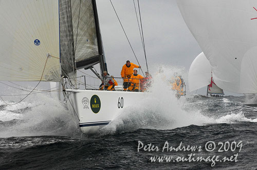 Stephen Ainsworth&rsquo;s Reichel Pugh 63 Loki, offshore Sydney during the 2009 Rolex Trophy Rating Series. Photo copyright Peter Andrews, Outimage Australia.