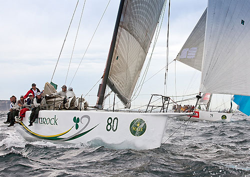 Tony Donnellan's Reichel Pugh 46 Shamrock, during the Rolex Sydney Hobart Yacht Race 2010. Photo copyright Rolex and Daniel Forster.