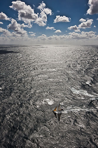 Stephen Ainsworth's Reichel Pugh 63 Loki, out on the Tasman Sea during the Rolex Sydney Hobart 2010. Photo copyright Rolex and Carlo Borlenghi.
