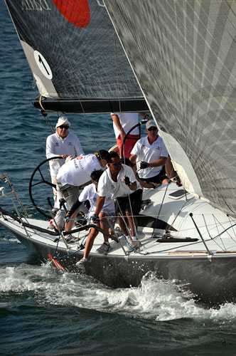 Nick Burns and Fred Kinmonth's EFG Bank Mandrake. Photo copyright RHKYC / Koko Mueller.