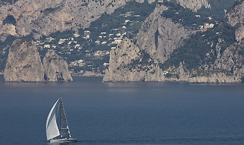 Andres Soriano&rsquo;s Mills 68 Alegre, during the Rolex Capri Sailing Week and Rolex Volcano Race, Capri, Italy. Photo copyright Rolex and Carlo Borlenghi.