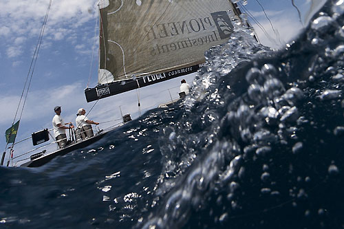 Danilo Salsi&rsquo;s Swan 90, DSK Pioneer Investments, during the Rolex Capri Sailing Week and Rolex Volcano Race, Capri, Italy. Photo copyright Rolex and Carlo Borlenghi.