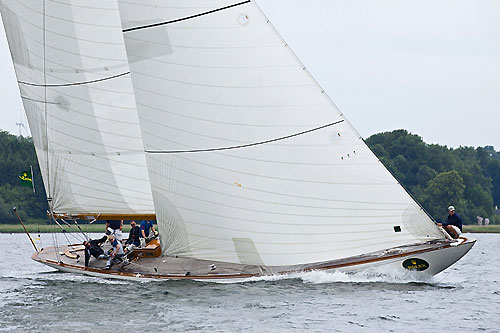 Andreas Wehner's 12mR Evaine (1936, K&nbsp;2) from Kiefersfelden, Germany, during the 2011 Rolex Baltic Week. Photo copyright Rolex and Daniel Forster.
