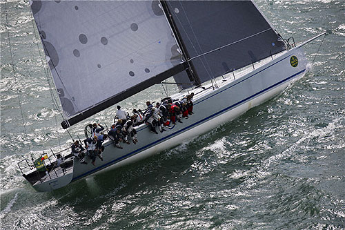 Andrés Soriano's Mills 68 Alegre (GBR), during the Rolex Fastnet Race 2011. Photo copyright Rolex and Carlo Borlenghi.