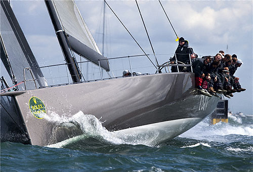 Niklas Zennström’s J-V 72 Rán (GBR), winner of the 2009 Rolex Fastnet Race, during the Rolex Fastnet Race 2011. Photo copyright Rolex and Daniel Forster.