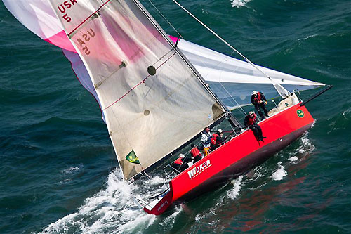 Richard Courcier�s Farr 36 Wicked from Tahoe City, California, during the Rolex Big Boat Series, San Francisco, California. Photo copyright Rolex and Daniel Forster.