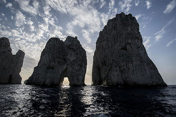 Faraglioni, Capri. Photo copyright Kurt Arrigo for Rolex.