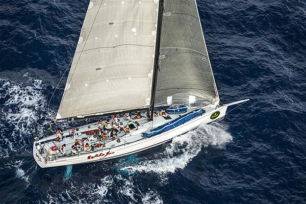 M�rton J�zsa's Reichel Pugh 60 Wild Joe (HUN), after the start in Capri of leg two of the Rolex Volcano Race 2012. Photo copyright Kurt Arrigo for Rolex.