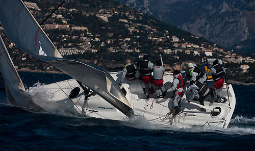 XXV Primo Cup - Troph&eacute;e Credit Suisse. Fleet Race - Melges 32 - Thule, Montecarlo, 13/02/2009. Photo copyright Carlo Borlenghi / www.carloborlenghi.com