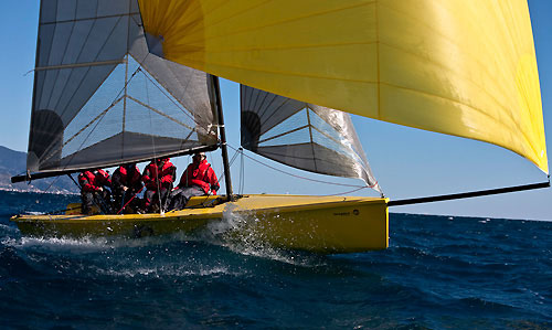 XXV Primo Cup - Troph&eacute;e Credit Suisse. Fleet Race: Longtze Premier, Montecarlo, 13/02/2009. Photo copyright Carlo Borlenghi / www.carloborlenghi.com