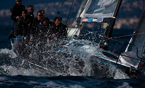 XXV Primo Cup - Troph&eacute;e Credit Suisse Fleet Race - Melges 32 - Mascalzone Latino, Montecarlo, 14/02/2009. Photo copyright Carlo Borlenghi / www.carloborlenghi.com