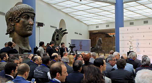 The 34th America's Cup Press Conference, Roma, 06/05/2010. Photo copyright Carlo Borlenghi.