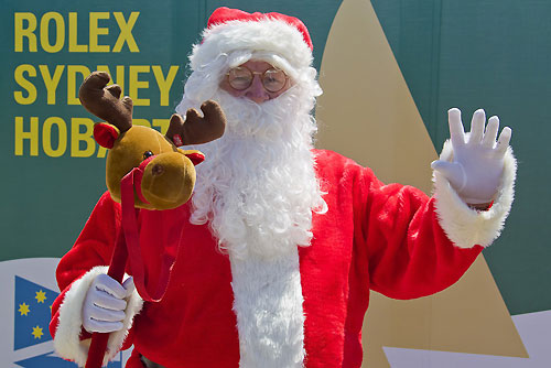 Christmas morning at Rushcutters Bay marina of the Cruising Yacht Club of Australia, ahead of the start of the Rolex Sydney Hobart 2010. Photo copyright Carlo Borlenghi, Rolex.