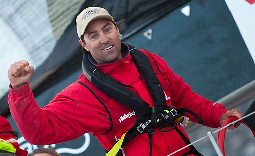 Bob Oatley's Wild Oats XI's skipper, Mark Richards, during the Rolex Sydney Hobart Yacht Race 2010, Australia. Photo copyright Carlo Borlenghi, Rolex.