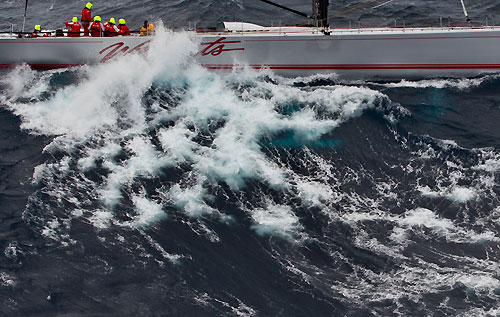 Bob Oatley's Wild Oats XI skippered by Mark Richards, off the New South Wales South Coast during the Rolex Sydney Hobart Yacht Race 2010, Australia. Photo copyright Carlo Borlenghi, Rolex.