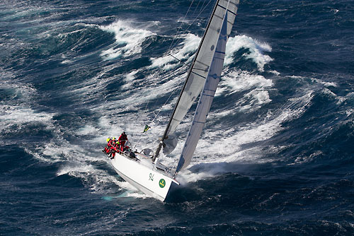 Chris Bull's Cookson 50 Jazz, off the New South Wales south coast during the Rolex Sydney Hobart Yacht Race 2010, Australia. Photo copyright Carlo Borlenghi, Rolex.