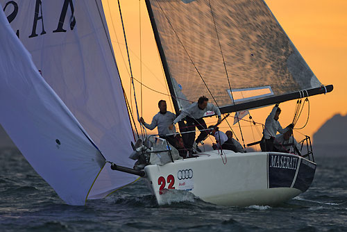 Napoli, 18-03-2011. Audi Melges 32 Sailing Series - Napoli 2011. Fra Martina. Photo copyright Carlo Borlenghi and BPSE.