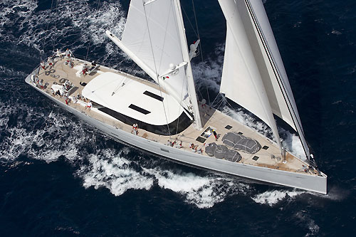 Liara, offshore during the Loro Piana SuperYacht Regatta 2011, Porto Cervo, Italy. Photo copyright Carlo Borlenghi.