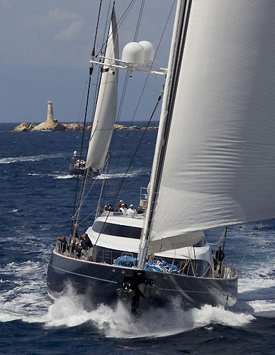 Twizzle, offshore during the Loro Piana SuperYacht Regatta 2011, Porto Cervo, Italy. Photo copyright Carlo Borlenghi.