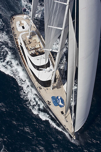 Twizzle, offshore during the Loro Piana SuperYacht Regatta 2011, Porto Cervo, Italy. Photo copyright Carlo Borlenghi.