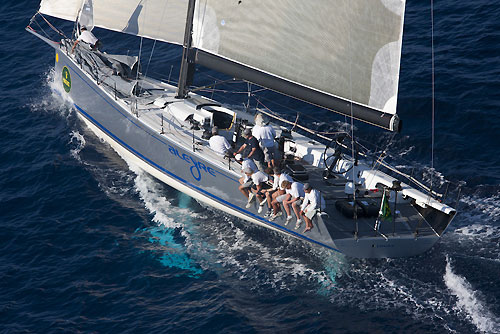 Andres Soriano&rsquo;s Mills 68 Alegre, during the Giraglia Rolex Cup 2011, Saint-Tropez, France, June 18-25. Photo copyright Rolex and Carlo Borlenghi.