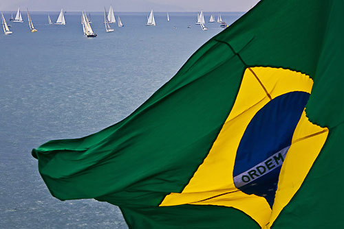Race start, during the Rolex Ilhabela Sailing Week 2011. Come&ccedil;a a Rolex Ilhabela sailing Week 2011 na capital brasileira de vela. Photo copyright Rolex and Carlo Borlenghi.