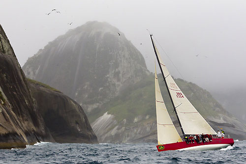 Ernesto Luiz Breda's B&C 46 Touche Super (BRA), during the Rolex Ilhabela Sailing Week 2011. Touche Super (BRA) enfrenta condi&ccedil;&otilde;es extremas na regata Alcatrazes. Photo copyright Rolex and Carlo Borlenghi.