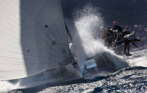 TP52 Series Day 1 - R�n, during the Audi MedCup Circuit 2011, Cagliari, Sardinia, Italy. Photo copyright Stefano Gattini for Studio Borlenghi.